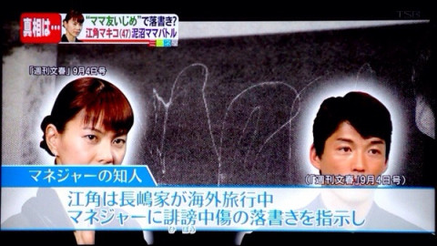 長嶋一茂の嫁と子供・落書き事件まとめ!江角マキコと長嶋仁子夫人のママ友対立が背景に